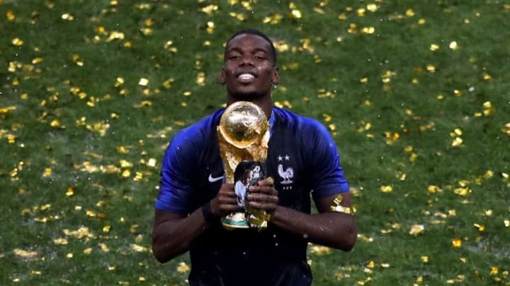 In his national colours, Pogba is a different beast