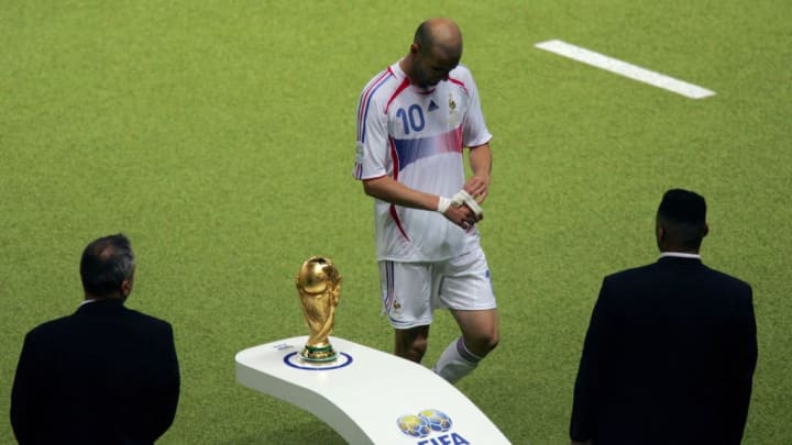 Vice-campeão mundial, Zidane fechou o 'top-5' da Bola de Ouro de 2006, mas ficou longe do premiado Cannavaro.