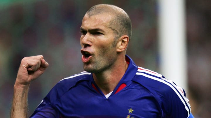French midfielder and captain Zinedine Z