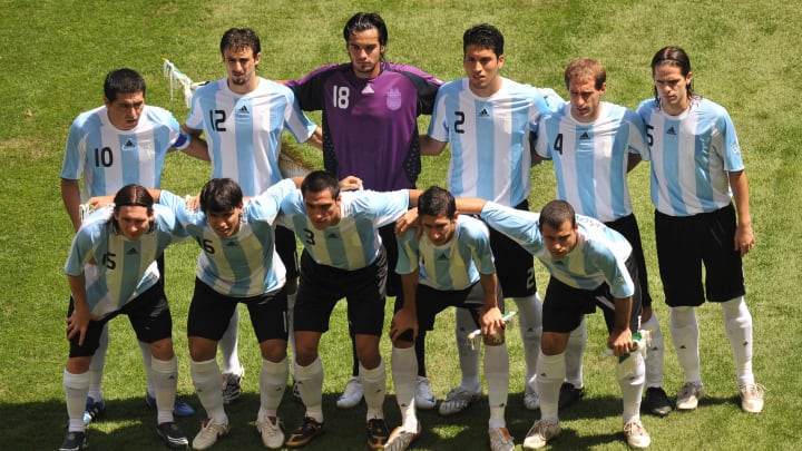 (From top L) Argentinian midfielder Juan