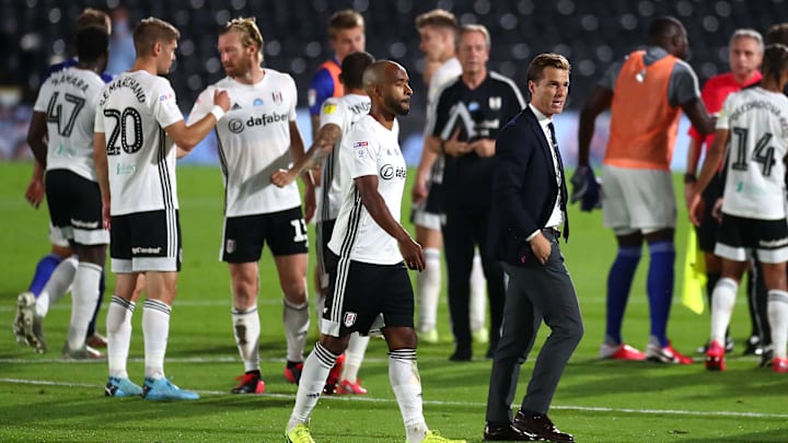 L'équipe de Fulham après leur qualification pour la finale des play-offs L'équipe de Fulham après leur qualification pour la finale des play-offs
