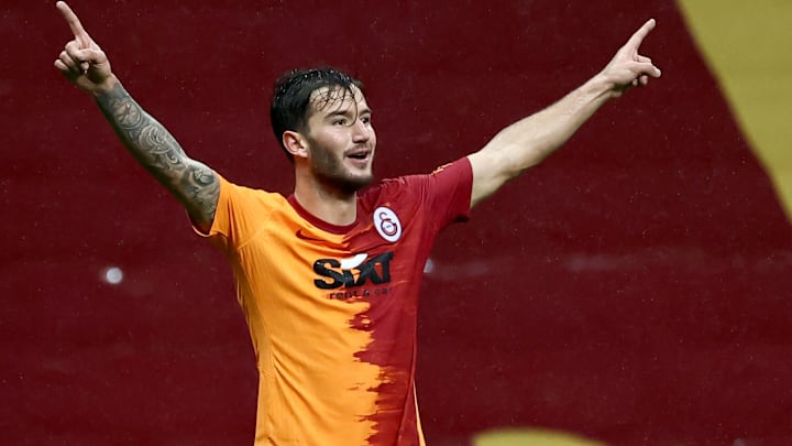 Oğulcan Çağlayan'ın gol sevinci Oğulcan Çağlayan'ın gol sevinci