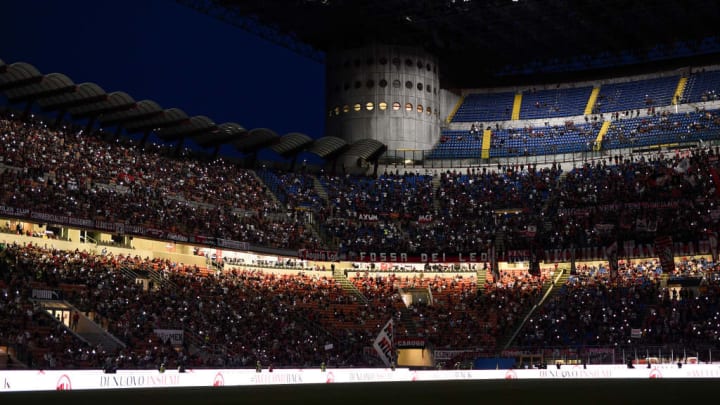 General view inside the stadium prior to the Serie A...