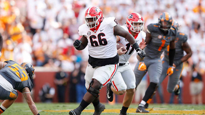 OG Solomon Kindley was drafted by the Miami Dolphins.