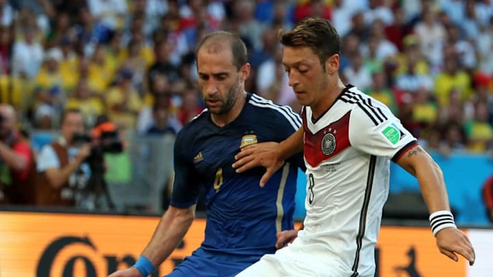 Zabaleta en la final