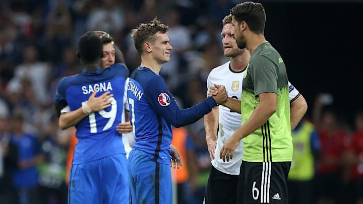 Antoine Griezmann, Sami Khedira, Benedikt Hoewedes, Bacary Sagna