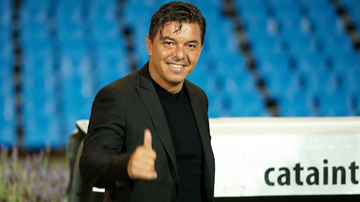 Marcelo Gallardo'dan poz Marcelo Gallardo'dan poz