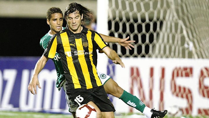 Santiago Solari en su paso con Peñarol