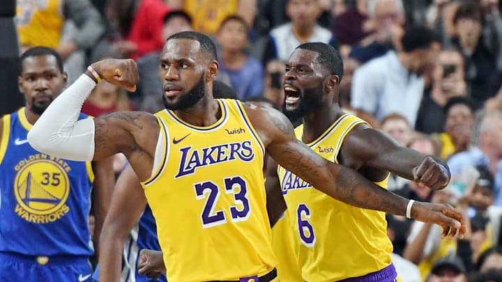 Golden State Warriors v Los Angeles Lakers