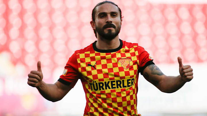 Halil Akbunar'ın gol sevinci Halil Akbunar'ın gol sevinci