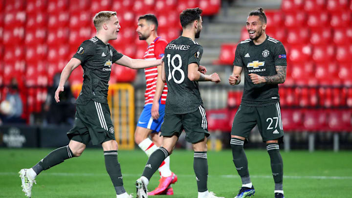 Bruno Fernandes, Donny van de Beek, Alex Telles