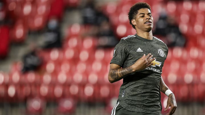 Marcus Rashford a ouvert le score pour Manchester United au match aller. Marcus Rashford a ouvert le score pour Manchester United au match aller.