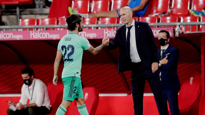Zinedine Zidane & Isco Zinedine Zidane & Isco
