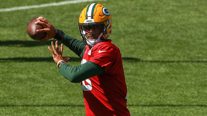 Jordan Love has looked solid in OTAs. Jordan Love has looked solid in OTAs.