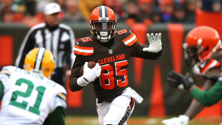 David Njoku was rumored to be a trade candidate prior to the NFL Draft.