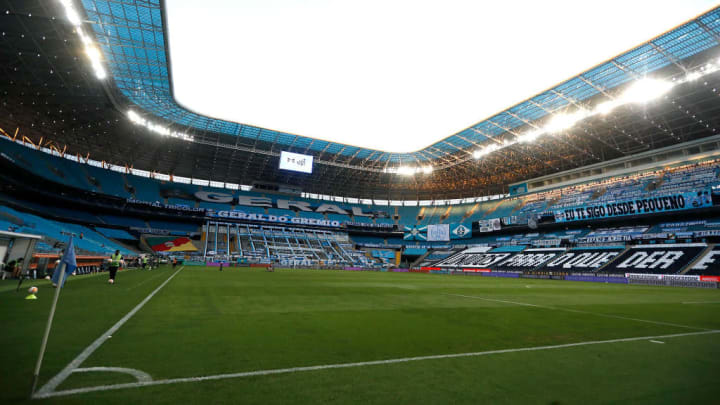 Brasileirão na Arena do Grêmio. 
