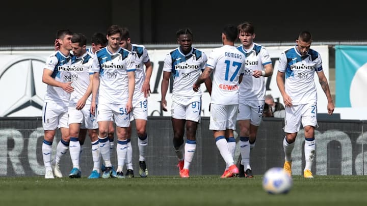 Duvan Zapata, Aleksej Miranchuk, Berat Djimsiti, Cristian Romero, Marten De Roon, Rafael Toloi