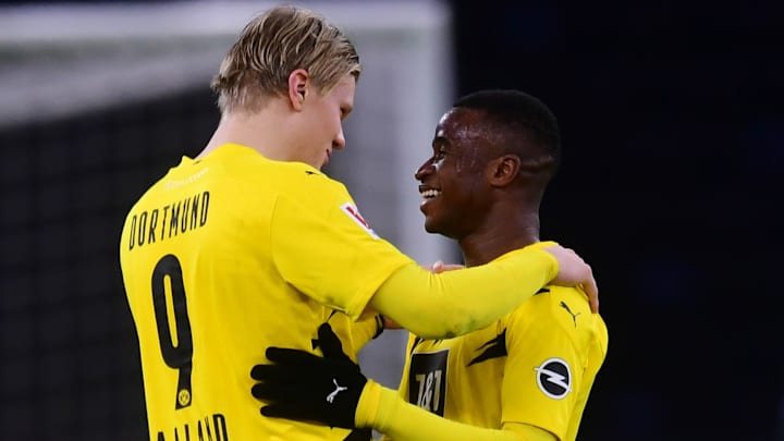 Erling Haaland, Youssoufa Moukoko Erling Haaland, Youssoufa Moukoko