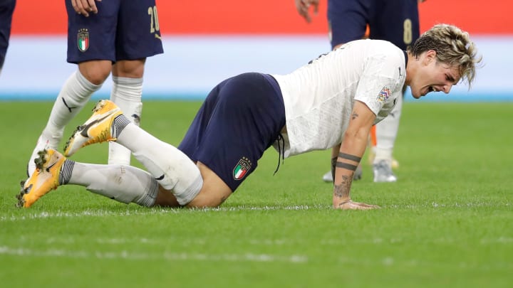 Zaniolo s'est gravement blessé au genou contre les Pays-Bas