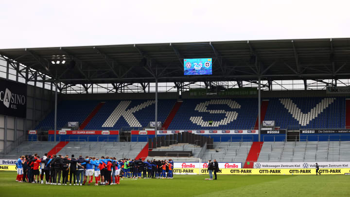 Das Holstein-Stadion in Kiel.