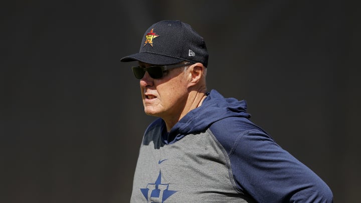 Houston Astros pitching coach Brent Strom