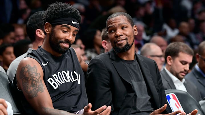 Kyrie Irving and Kevin Durant. 