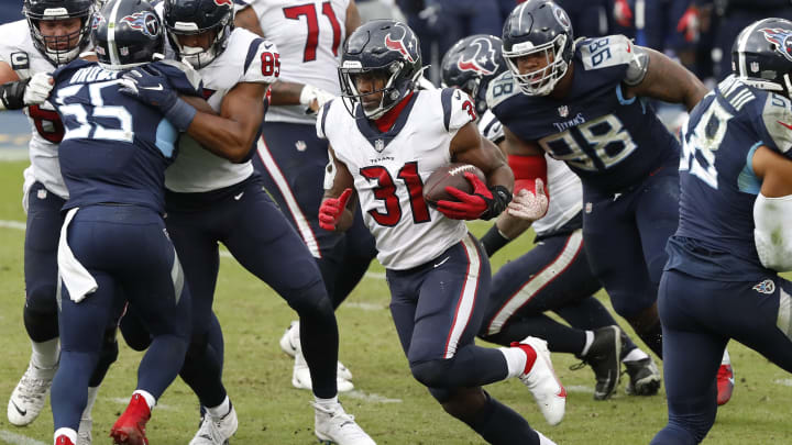David Johnson has RB1 fantasy upside for the Houston Texans in Week 16.