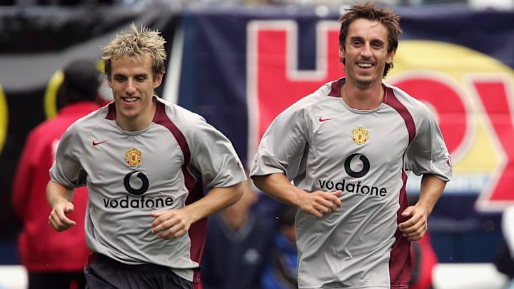 Gary y Phil Neville jugaron juntos en el Manchester United