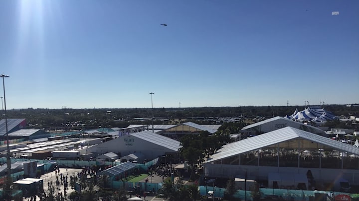 Super Bowl tailgate. 