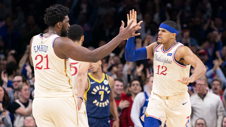 Embiid y Harris andan en gran nivel