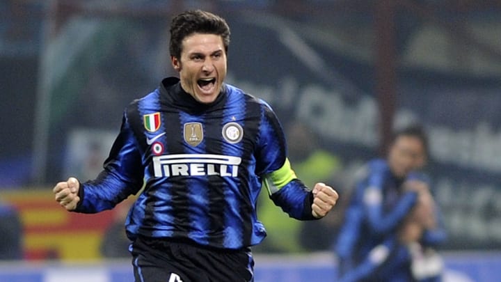 Inter Milan's Argentine defender Javier