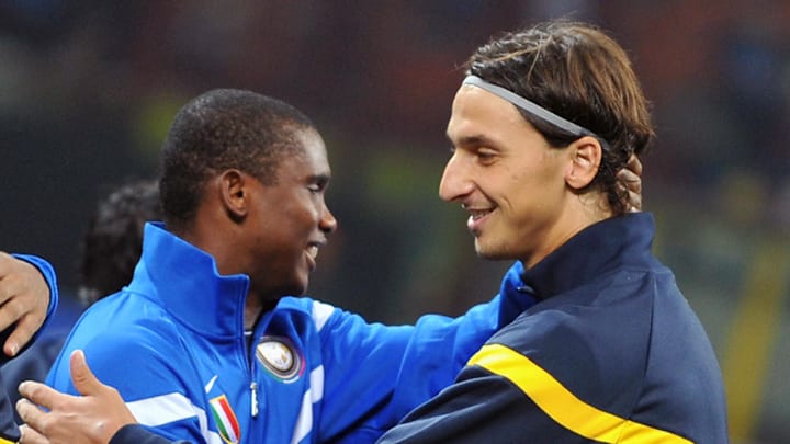 Inter Milan's Cameroonian forward Samuel Inter Milan's Cameroonian forward Samuel