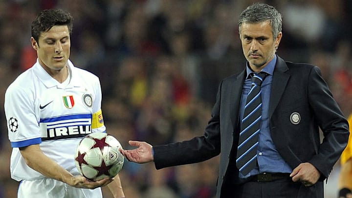 Javier Zanetti und Mourinho holten den Henkelpott nach Mailand