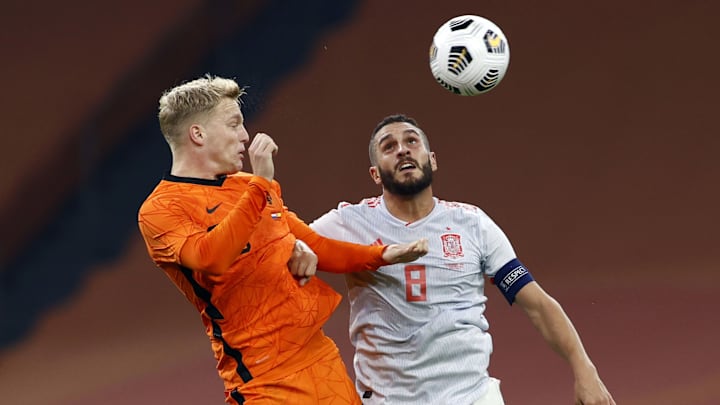 Van de Beek marcó el tanto de Países Bajos contra España Van de Beek marcó el tanto de Países Bajos contra España