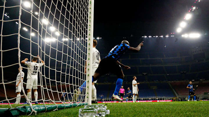 Gol Lukaku contro il Borussia Monchengladbach - UEFA Champions League