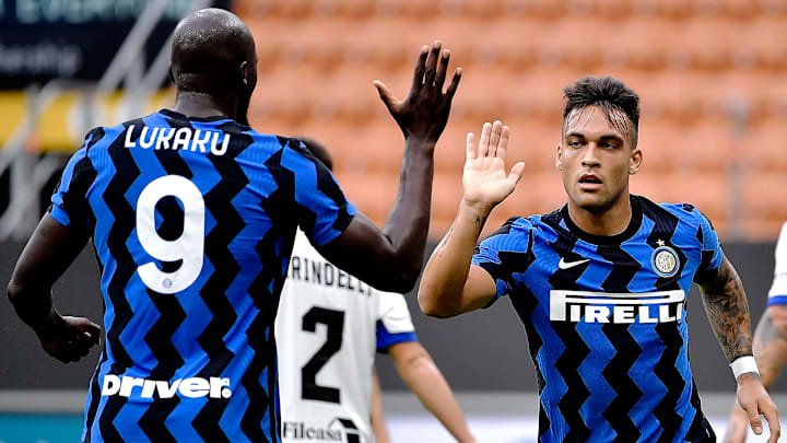 Romelu Lukaku e Lautaro Martinez