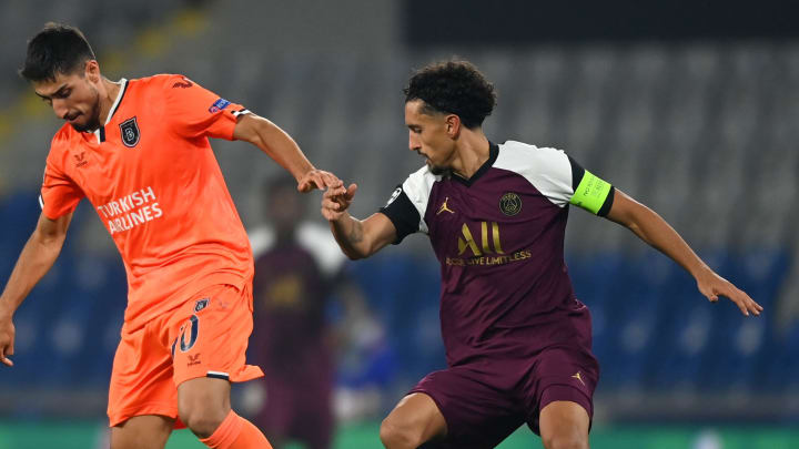 Marquinhos a une nouvelle fois été utilisé au milieu face à Basaksehir en Ligue des Champions Marquinhos a une nouvelle fois été utilisé au milieu face à Basaksehir en Ligue des Champions