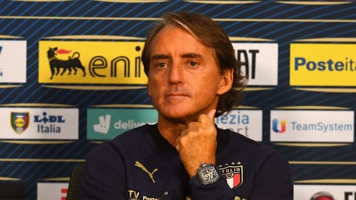 Il commissario tecnico dell'Italia, Roberto Mancini