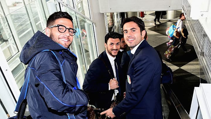 Italy Training Session And Press Conference