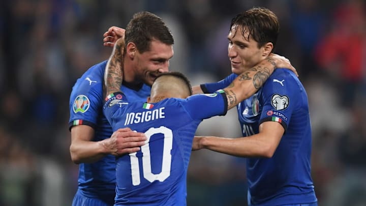 Lorenzo Insigne, Federico Chiesa, Andrea Belotti
