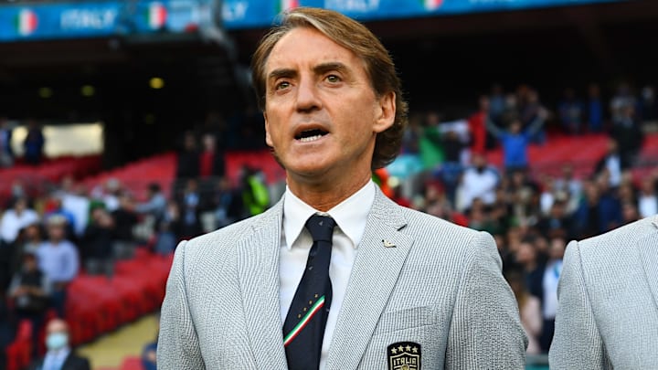 Il Ct azzurro Roberto Mancini Il Ct azzurro Roberto Mancini