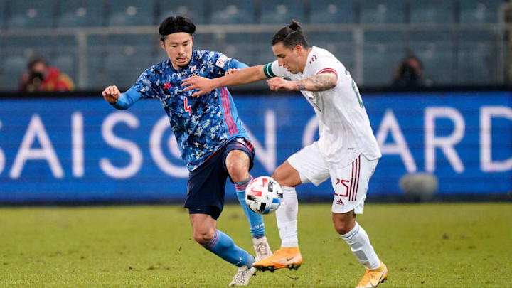 Jorge Sánchez fue titular ante Japón