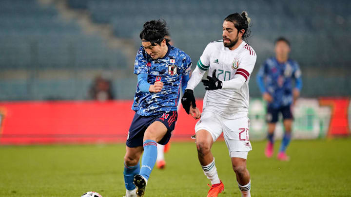 Rodolfo Pizarro fue titular ante Japón