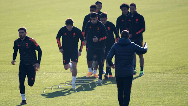 Allenamento bianconero