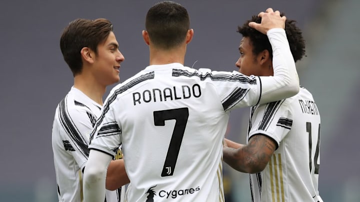 Weston McKennie, Cristiano Ronaldo, Paulo Dybala