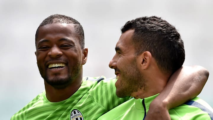 Patrice Evra, Carlos Tevez Patrice Evra, Carlos Tevez