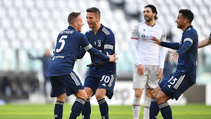Arthur, Bentancur e Danilo Arthur, Bentancur e Danilo