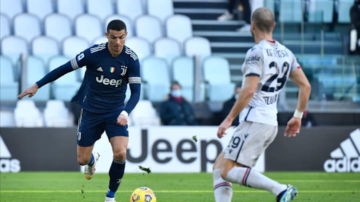 Juventus Bologna Serie A Cristiano Ronaldo Champions League 