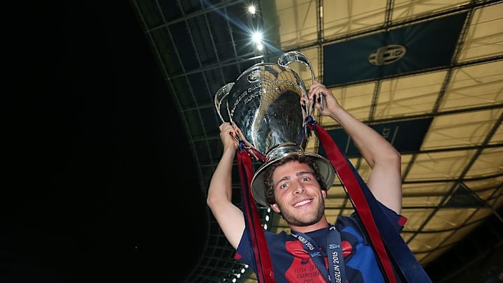Sergi Roberto se coronó en 2011 y 2015