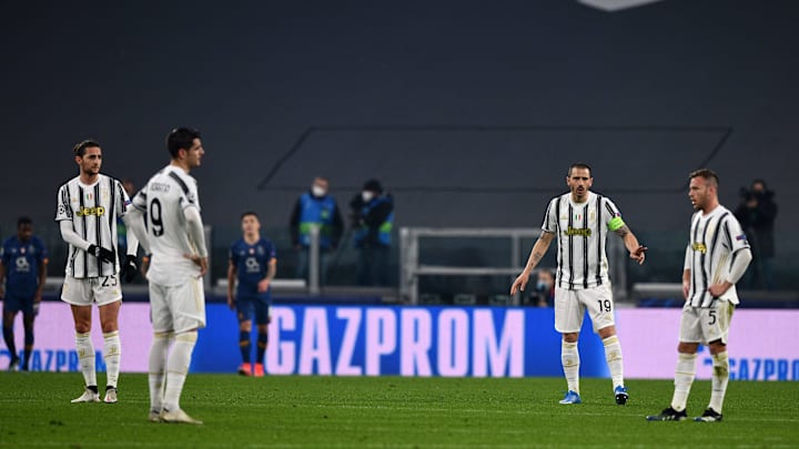 Lo sconforto della Juventus Lo sconforto della Juventus